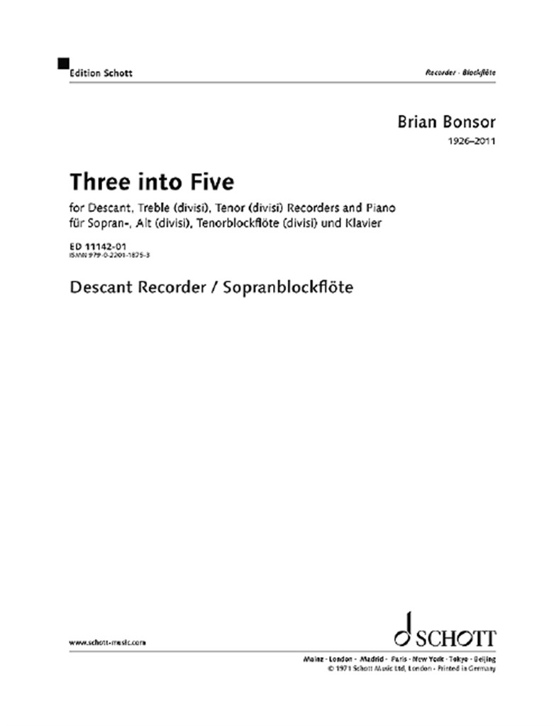 Three into Five